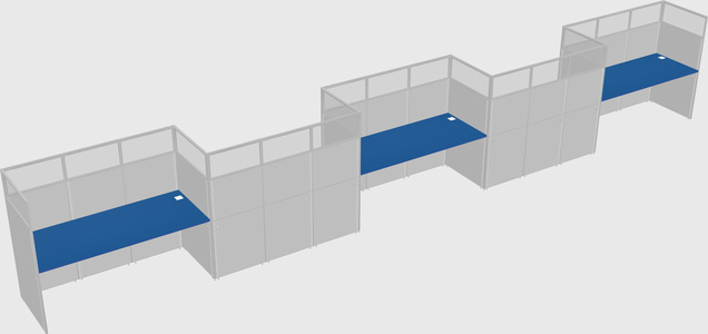 Rectangular cubicles