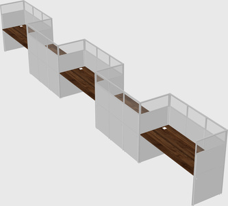 Rectangular cubicles