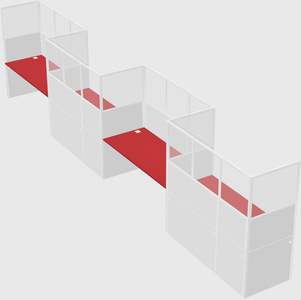 Rectangular cubicles