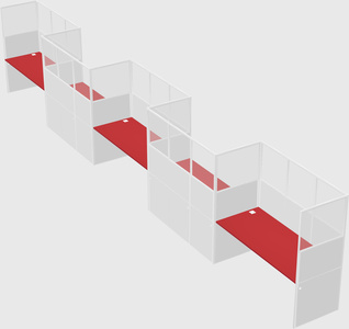 Rectangular cubicles