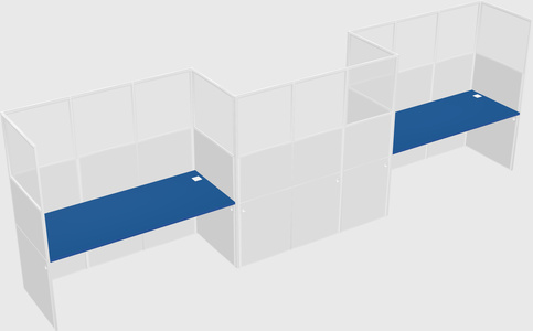 Rectangular cubicles