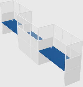 Rectangular cubicles