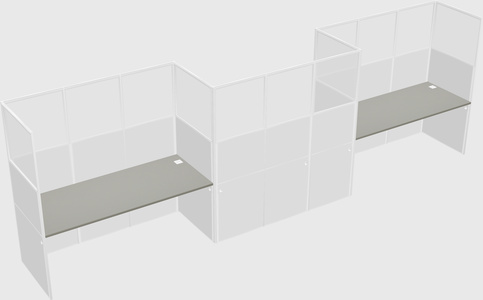 Cabines rectangulaires
