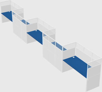 Rectangular cubicles