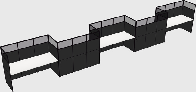 Rectangular cubicles