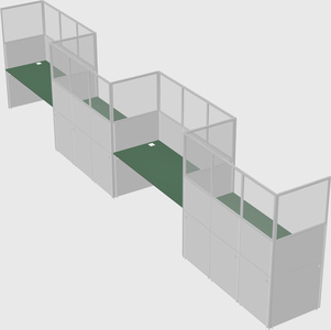 Cabines rectangulaires