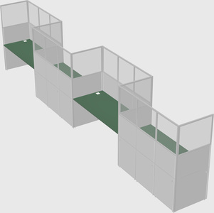 Cabines rectangulaires