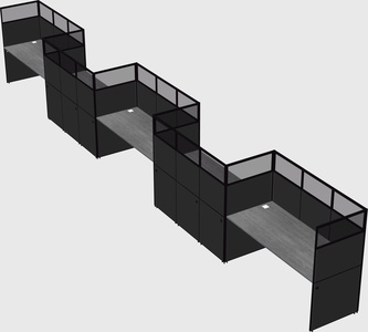 Rectangular cubicles