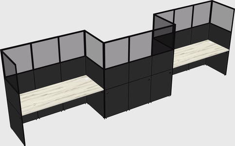 Rectangular cubicles