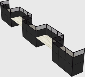 Cabines rectangulaires