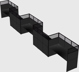 Rectangular cubicles
