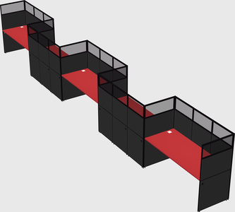 Rectangular cubicles