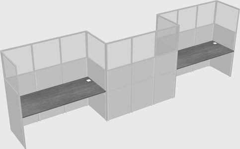 Rectangular cubicles