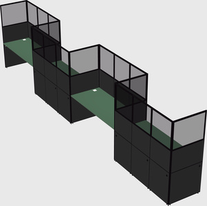 Rectangular cubicles