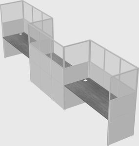 Rectangular cubicles