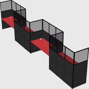 Rectangular cubicles