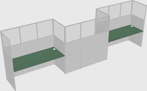 Rectangular cubicles