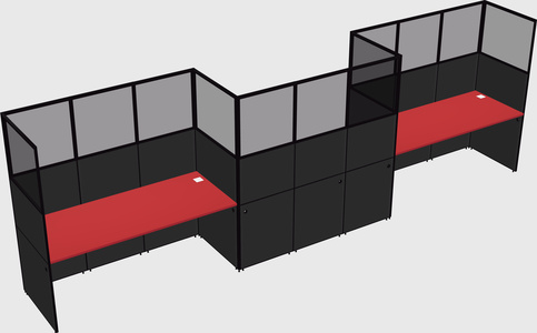 Rectangular cubicles