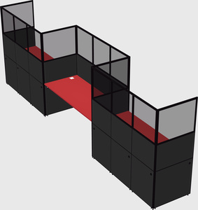 Rectangular cubicles