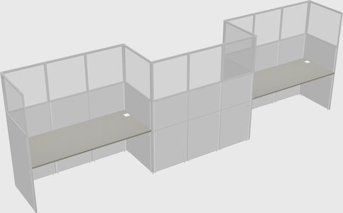 Rectangular cubicles