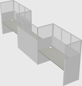 Rectangular cubicles