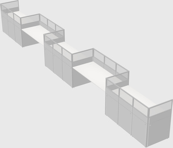 Rectangular cubicles