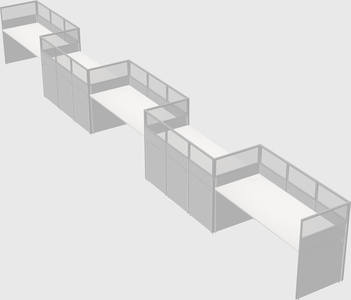 Rectangular cubicles