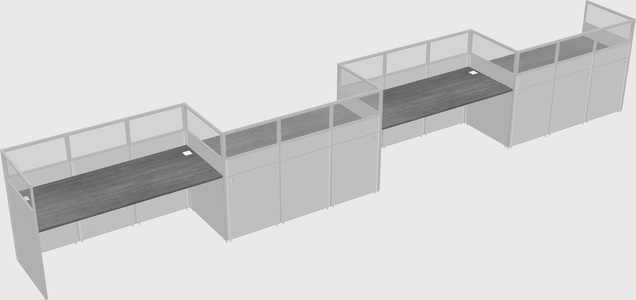 Rectangular cubicles