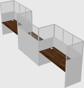 Rectangular cubicles