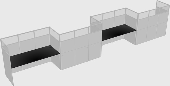 Rectangular cubicles