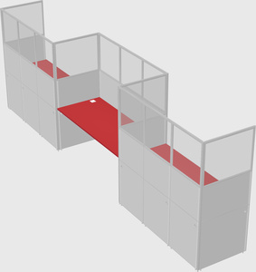 Rectangular cubicles