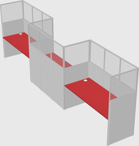 Rectangular cubicles