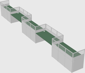 Rectangular cubicles