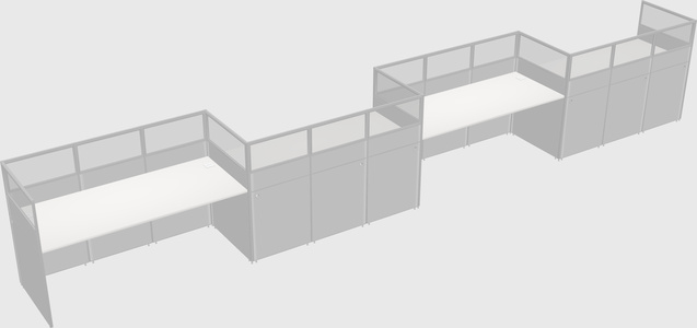 Rectangular cubicles