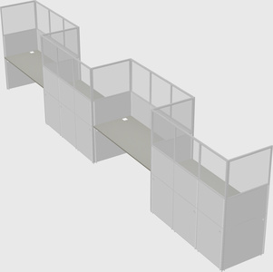 Rectangular cubicles