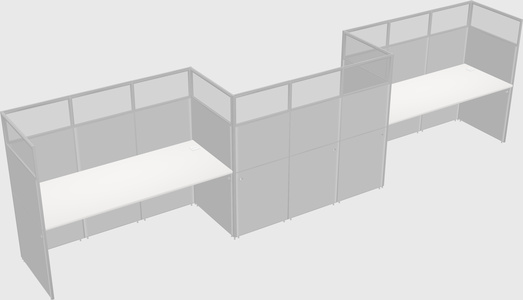 Rectangular cubicles