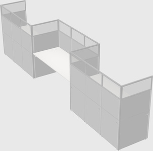 Rectangular cubicles