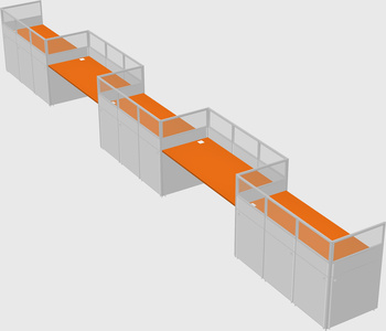 Rectangular cubicles