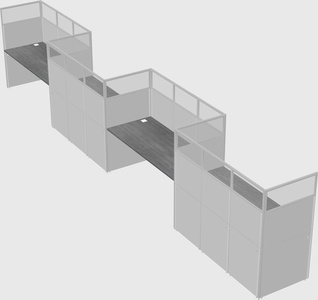 Rectangular cubicles