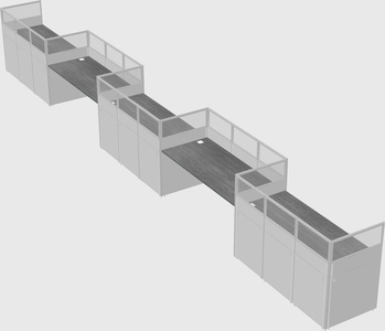 Rectangular cubicles