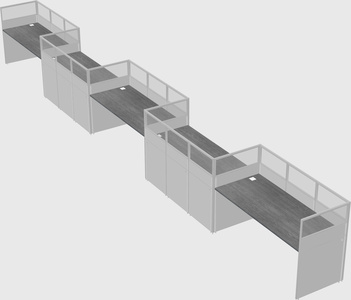 Rectangular cubicles