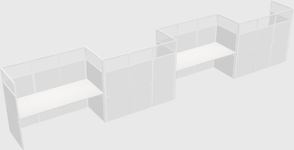 Rectangular cubicles