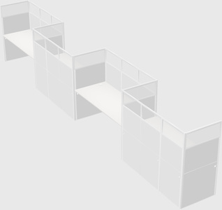 Rectangular cubicles