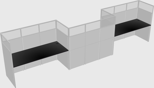 Rectangular cubicles