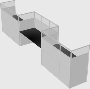 Rectangular cubicles