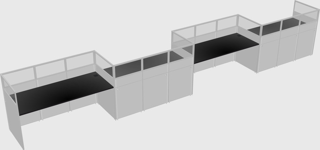 Rectangular cubicles