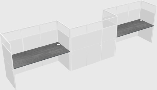 Rectangular cubicles