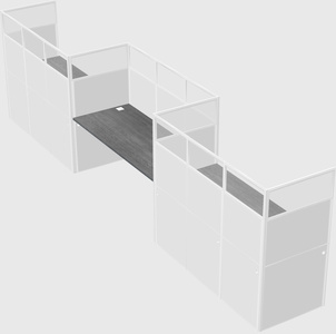 Rectangular cubicles