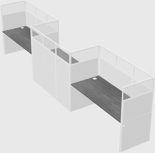 Rectangular cubicles