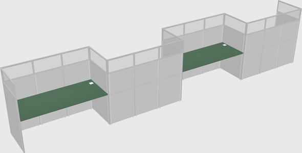 Rectangular cubicles
